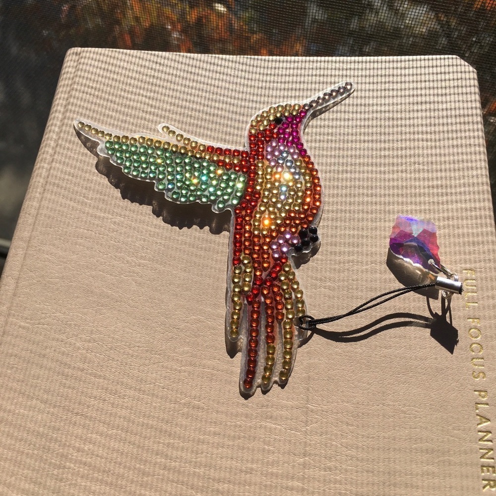 Diamond Art HUMMINGBIRD 05 Bookmark, Colorful, Sparkly, Bling - Picture 16 of 16